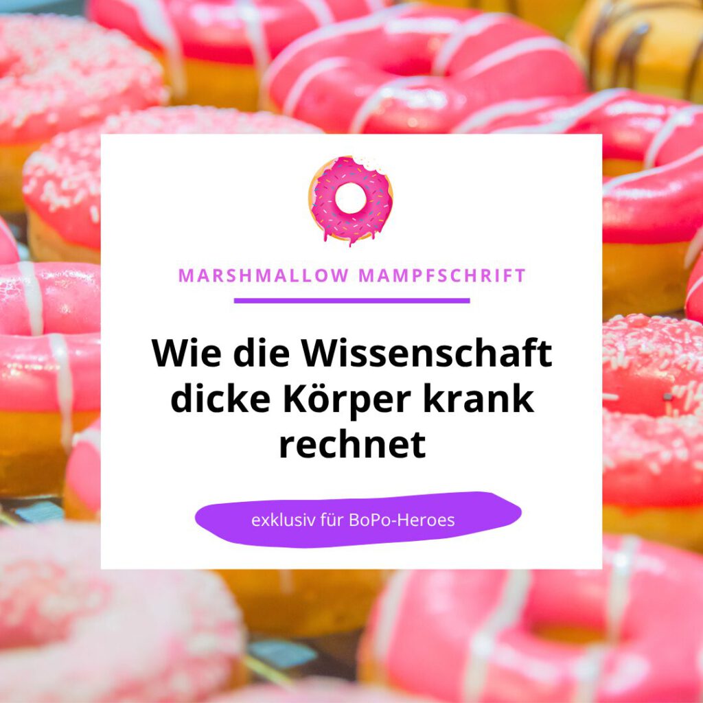 Ist dein Körper eine tickende Zeitbombe? Warum hält sich das pauschale Urteil “ungesund” so hartnäckig in deinem Kopf und in der öffentlichen Meinung? Weil diese Stigmatisierung kein Zufall ist, sondern System hat. Das Dogma “dick = krank” hält sich auch in der wissenschaftlichen Welt, weil es von vielen Stimmen verteidigt wird - sogar dann, wenn ihre eigenen Daten etwas ganz anderes aussagen. In dieser Mampfschrift erzähle ich dir von einer historischen Kontroverse, in der statistische Fakten auf engstirnige Ideologie treffen. Du erfährst, wie wissenschaftliche Daten manipuliert werden, um Körper krank zu rechnen, und erhältst so das nötige Wissen, um gewichtszentrierte Narrative selbstbewusst zu hinterfragen.