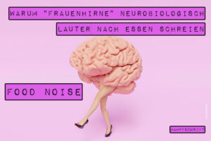Kennst du das Gefühl, wenn du ständig an Essen denken musst? Dieses unaufhörliche Gedankenkarussell wird heute oft als Food Noise bezeichnet. Marshmallow Mädchen geht der Frage auf den Grund, warum besonders Frauen mit aufdringlichen Essensgedanken zu kämpfen haben. Erfahre in dieser Mampfschrift, wie du die belastende Food Noise loswerden kannst - ohne Medikamente.